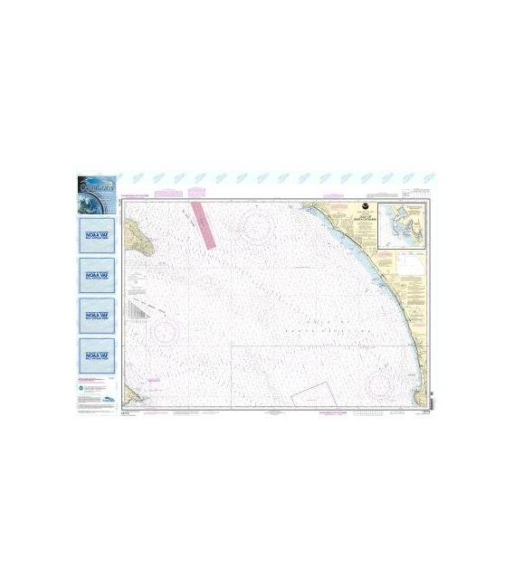 NOAA Chart 18774 Gulf of Santa Catalina - Delmar Boat Basin-Camp Pendleton