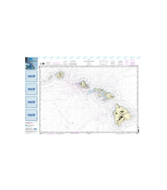 NOAA Chart 19004 Hawai&lsquo - ian Islands