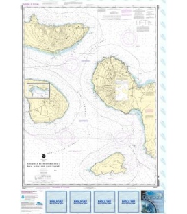 NOAA Chart 19347 Channels between Molokai, Maui, LŠna&lsquo - i and Kaho&lsquo - olawe - Manele Bay