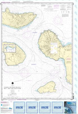 Lanai and Kahoolawe; Manele Bay Maui NOAA Chart Channels between Molokai 