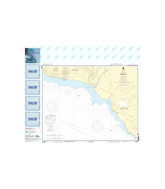 NOAA Chart 19386 Kaua&lsquo - i Approaches to Waimea Bay