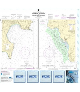 NOAA Chart 81071 Commonwealth of the Northern Mariana Islands Bahia Laolao, Saipan Island and Tinian Harbor, Tinian Island