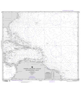 NGA Chart 124 North Atlantic Ocean (Southwestern Sheet)