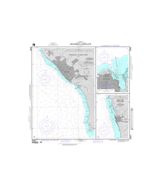 DM 25567 Anchorages in Guadeloupe Plans: A. Approaches to Basse-Terre