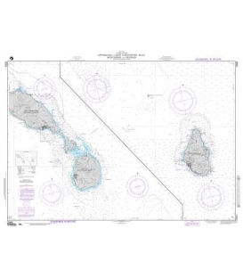 NGA Chart 25601 Approaches to Saint Christopher, Nevis, Montserrat, and Redonda