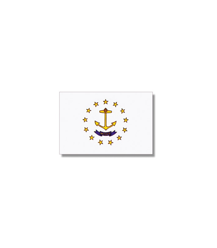 Annin Bandiera Dello Stato Del Rhode Island, 4x6 Piedi (circa 1,2x1,8 Metri), Multicolore, In Nylon SolarMax, Resistente, Made In USA