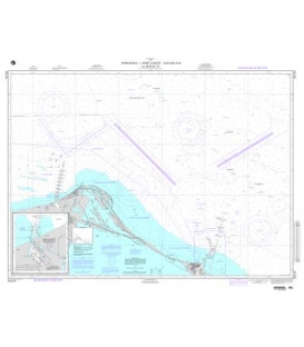 DM 56104 Approaches to Mina Dumyat (Damietta Port) and Bur Said