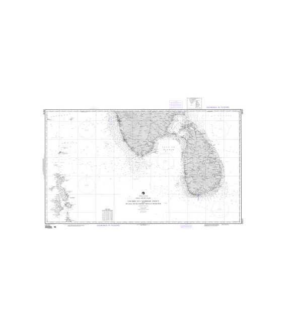 DM 63010 Cochin to Calimere Pt, with Sri Lanka and the northern portion of the