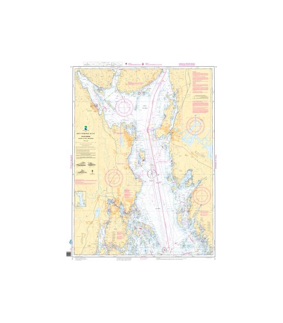 Norwegian Nautical Chart 3 Oslofjorden. Fulehuk - Filtvet - Rodtangen