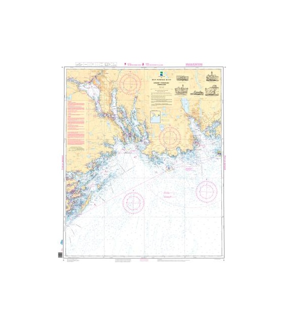 Norwegian Nautical Chart 5 Svenner - Porsgrunn - Jomfruland