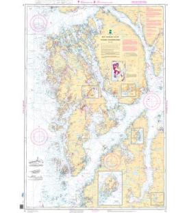 Norwegian Nautical Chart 19 Ryvarden - Selbjornsfjorden
