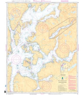 Norwegian Nautical Chart 20 Sunnhordalandsfjordene