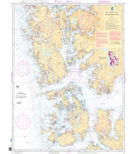 Norwegian Nautical Chart 21 Selbjornsfjorden - Bergen