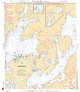 Norwegian Nautical Chart 22 Samnanger-, Bjørna- og Ytre Hardangerfjorden