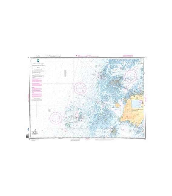 Norwegian Nautical Chart 54 Vega - Bremsteinen - Skj¾rv¾r
