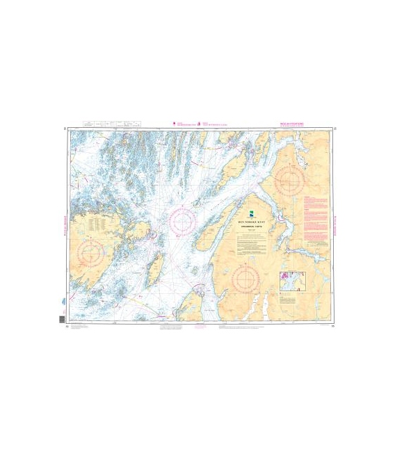 Norwegian Nautical Chart 55 Straumoyan - Tjotta