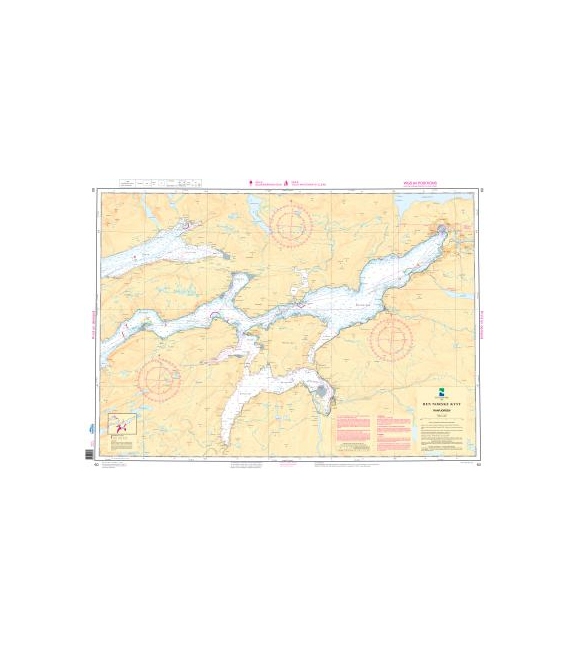 Norwegian Nautical Chart 60 Ranfjorden