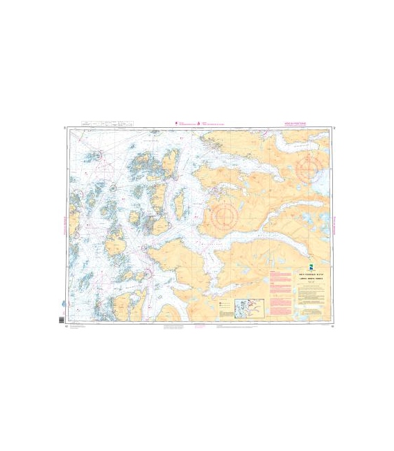 Norwegian Nautical Chart 62 Luroya - Nesoya - Rodoya