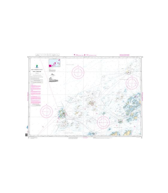 Norwegian Nautical Chart 63 Myken - Ternholman