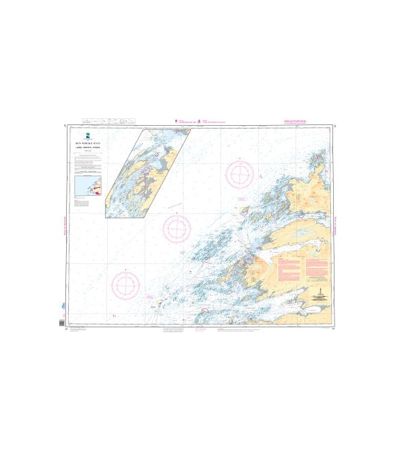 Norwegian Nautical Chart 67 Leines - Grotoya - Steigen