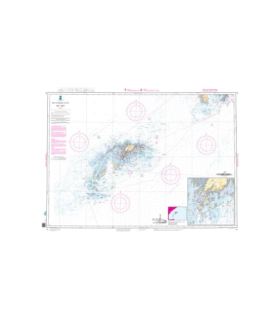 Norwegian Nautical Chart 70 Rost - V¾roy