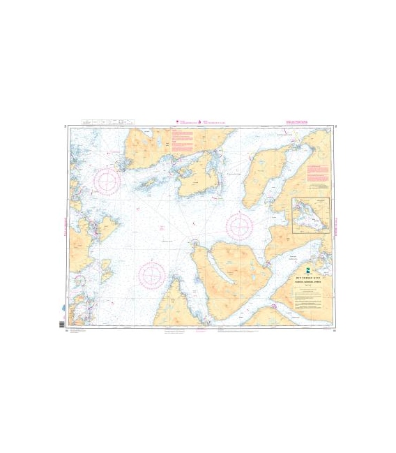 Norwegian Nautical Chart 80 Harstad - Sjovegan - Dyroya