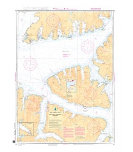 Norwegian Nautical Chart 97 Soroysundet - Stjernsundet - Rognsundet