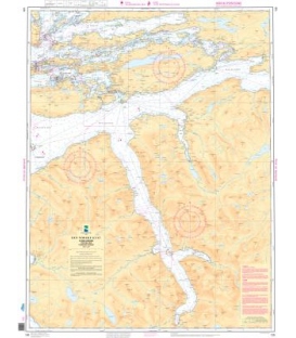 Norwegian Nautical Chart 126 Storfjorden. Ytre del med Hjørundfjorden