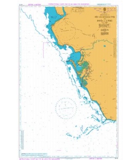 British Admiralty Instructional Chart 5114 Approaches to Rio Guadalquivier and Bahia de Cadiz