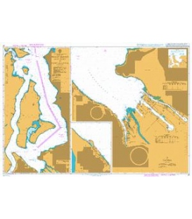 British Admiralty Nautical Chart 48 Puget Sound Alki Point to Point Defiance