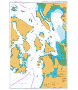 British Admiralty Nautical Chart 80 Rosario Strait