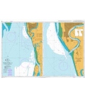 British Admiralty Nautical Chart 84 Approaches to Chittagong
