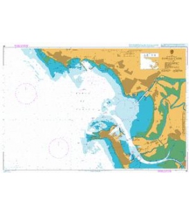British Admiralty Nautical Chart 86 Bahia de Cadiz