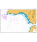 British Admiralty Nautical Chart 91 Cabo de Sao Vicente to the Strait of Gibraltar