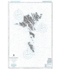 British Admiralty Nautical Chart 117 Faeroe Islands