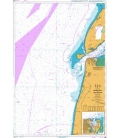 British Admiralty Nautical Chart 126 Approaches to Den Helder