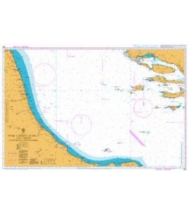 British Admiralty Nautical Chart 200 Otok Lastovo to Split and Vieste to Porto Civitanova