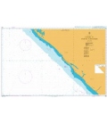 British Admiralty Nautical Chart 305 Gamba to Pointe Tchitembo