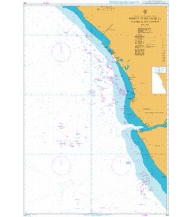 British Admiralty Nautical Chart 306 Pointe Tchitembo to Cabeca da Cobra