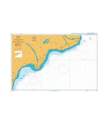 British Admiralty Nautical Chart 318, India - E. Coast, Ramayapatnam to Sacramento Shoal (300,000)
