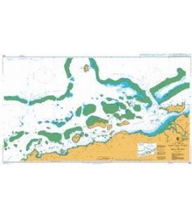 British Admiralty Nautical Chart 384 Ravi Ravi Point to Mali Island