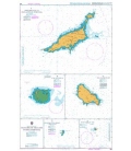 British Admiralty Nautical Chart 388 Islands off the East Coast of Brazil