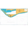 British Admiralty Nautical Chart 390 Approaches to Freeport