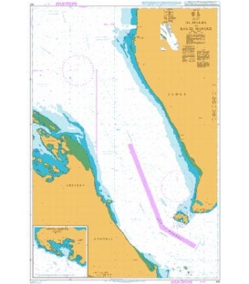 British Admiralty Nautical Chart 452 Al Mukha to Bab el Mandeb