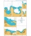 British Admiralty Nautical Chart 459 Harbours on the North Coast of Jamaica
