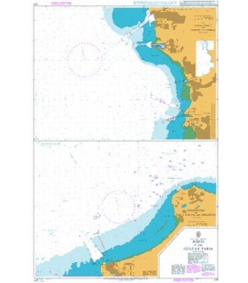 British Admiralty Nautical Chart 475 Ports in the Gulf of Paria