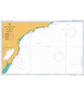 British Admiralty Nautical Chart 530 Cabo de Sao Tome to Rio Grande
