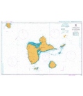 British Admiralty Nautical Chart 593 Approaches to Guadeloupe