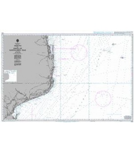 British Admiralty Nautical Chart 648 Maputo to Porto de Bartolomeu Dias