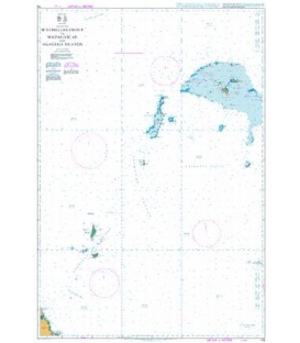 British Admiralty Nautical Chart 716 Seychelles Group to Madagascar and Agalega Islands